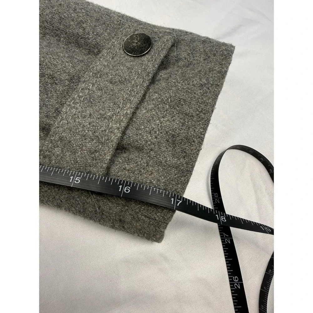 Michael Michael Kors‎ Women's Gray Wool Blend Military Coat Jacket Size S